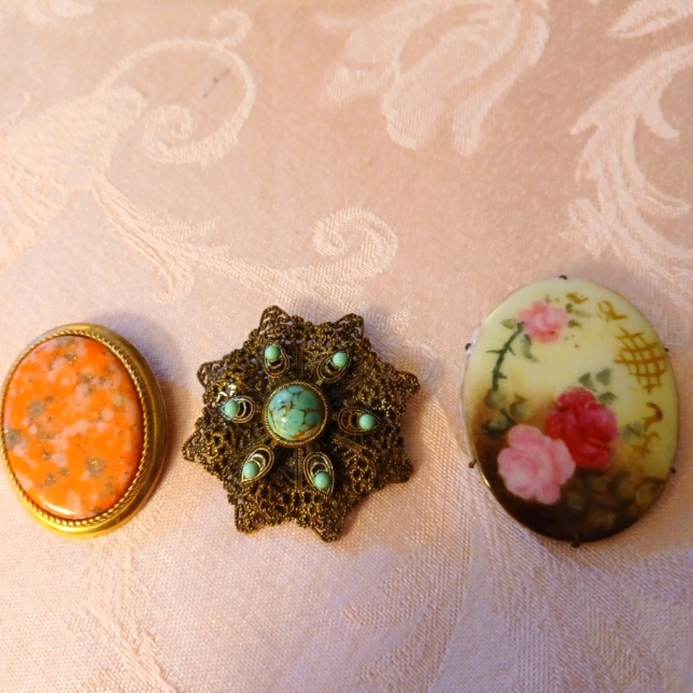 Estate Vintage Brooches